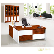 Office furniture MDF office desk with white color printing